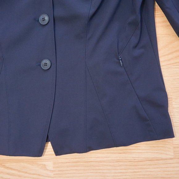 RIANI Women's Blue Jacket, Size 12 - Picture 4 of 8